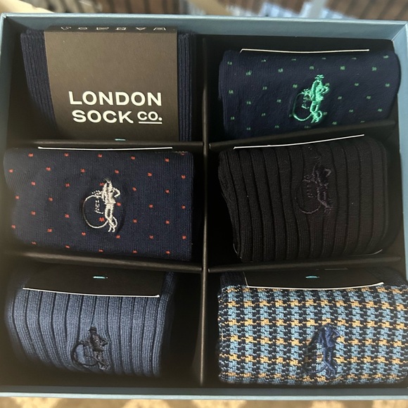 London Sock Company 6-Pair Box - Picture 1 of 4